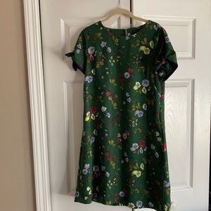 Floral green Ann Taylor Dress